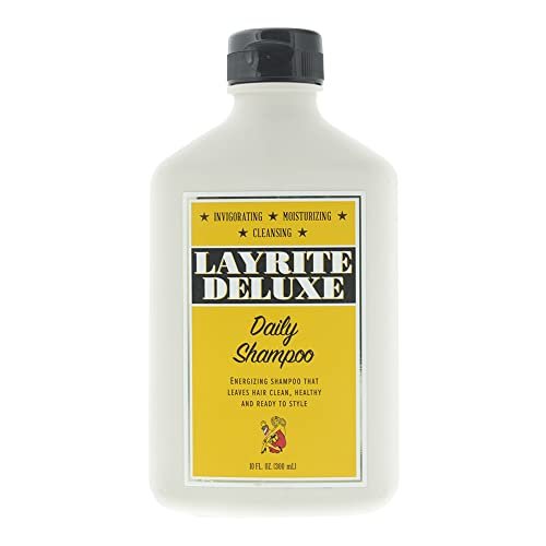 Layrite Daily Shampoo - 10 Fl Oz | Gentle Daily Cleanser for Men Avelisse