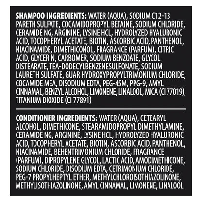 TRESemmé Rich Moisture Shampoo and Conditioner Set for Dry Hair - 28 oz Each, Infused with Vitamin E and Biotin Avelisse