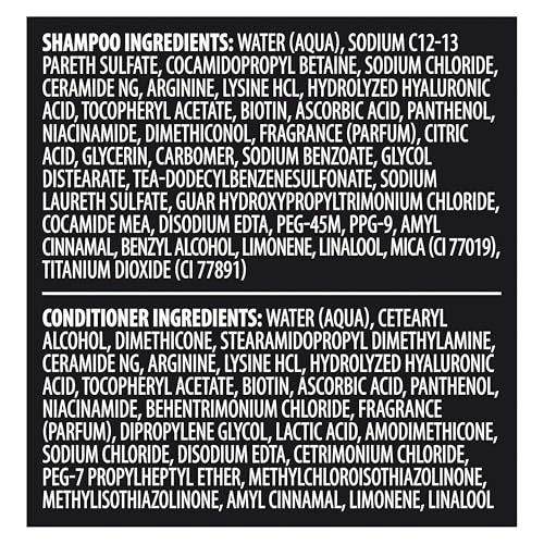 TRESemmé Rich Moisture Shampoo and Conditioner Set for Dry Hair - 28 oz Each, Infused with Vitamin E and Biotin Avelisse
