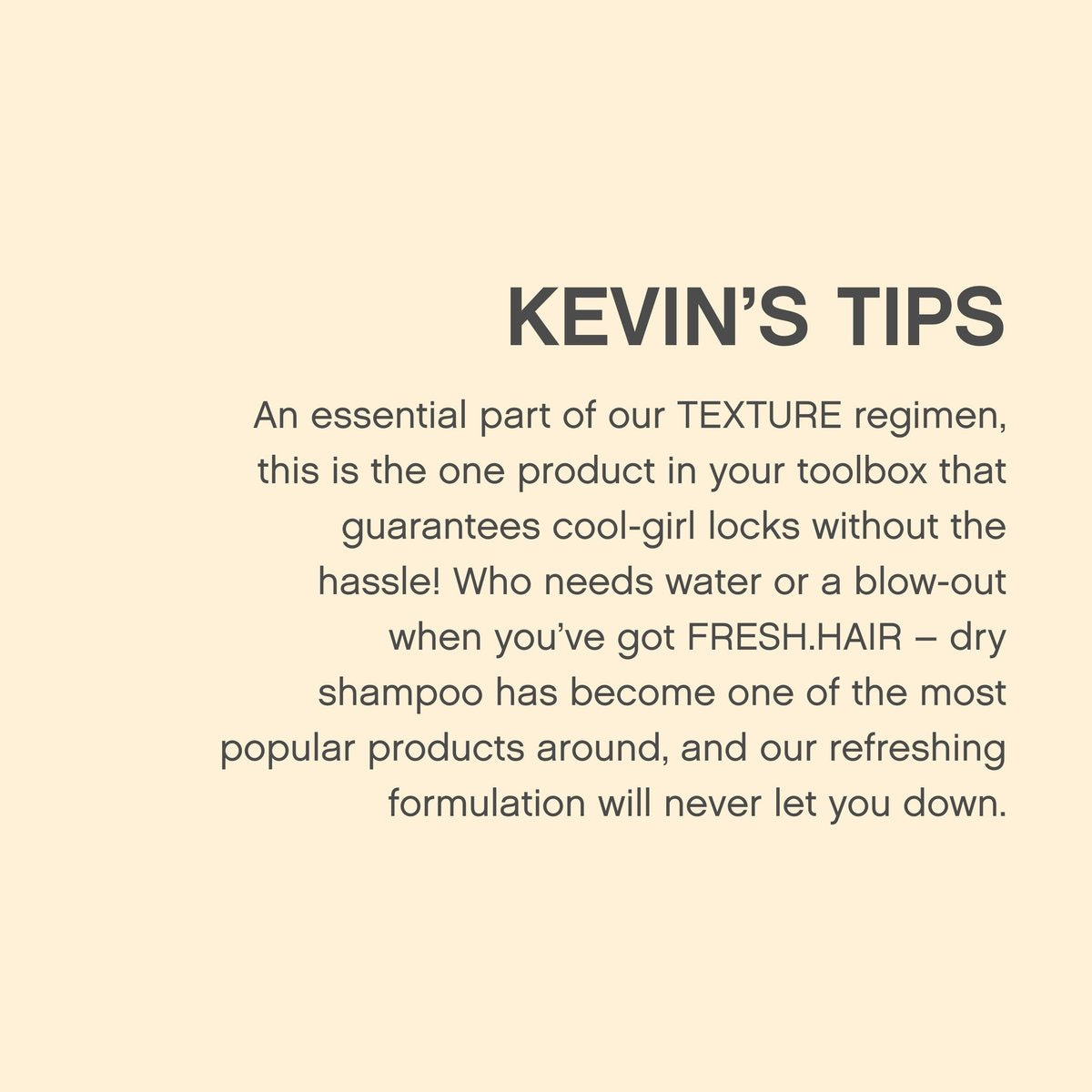 KEVIN.MURPHY FRESH.HAIR Dry Shampoo Spray – Sulphate-Free, All Hair Types, 3.4 oz - görsel 12