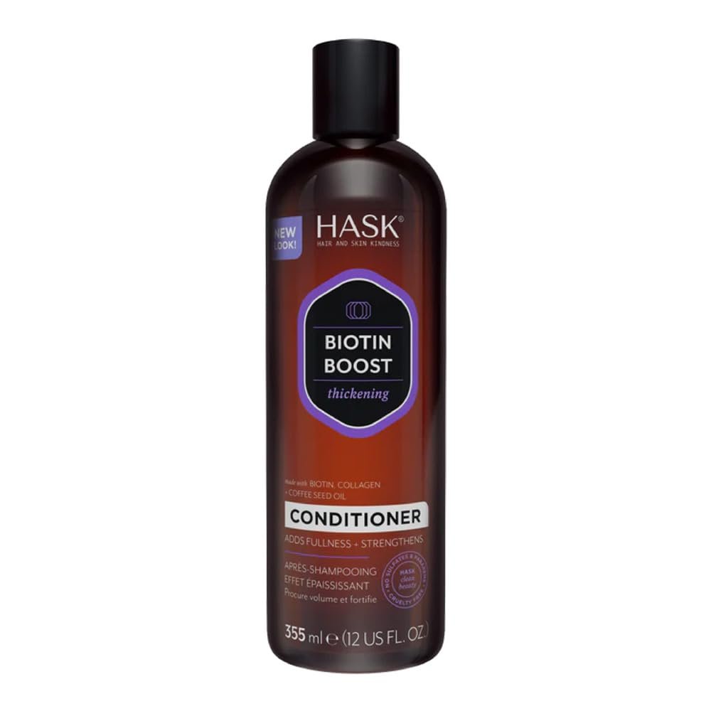 Hask Biotin Boost Thickening Conditioner for Fine Hair - 12 Fl Oz - görsel 1