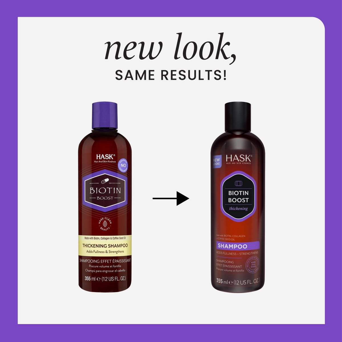 HASK Biotin Boost Thickening Shampoo – Volumizing & Strengthening Formula for Fine, Thin Hair – 12 Fl Oz - görsel 6
