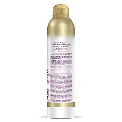 OGX Extra Strength Refresh + Restore Dry Shampoo with Coconut Miracle Oil, 5 oz Avelisse