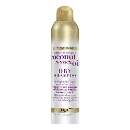 OGX Extra Strength Refresh + Restore Dry Shampoo with Coconut Miracle Oil, 5 oz Avelisse