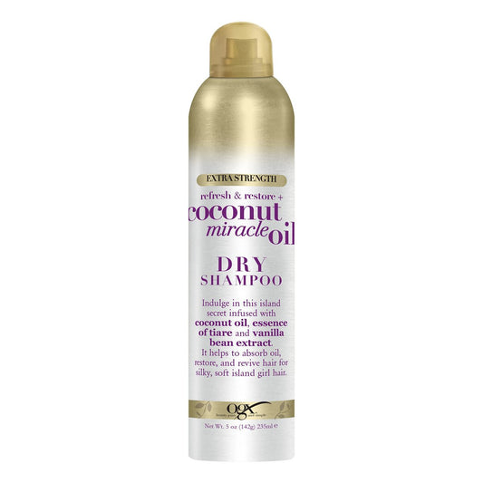 OGX Extra Strength Refresh + Restore Dry Shampoo with Coconut Miracle Oil, 5 oz Avelisse