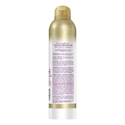 OGX Extra Strength Refresh + Restore Dry Shampoo with Coconut Miracle Oil, 5 oz Avelisse