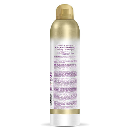 OGX Extra Strength Refresh + Restore Dry Shampoo with Coconut Miracle Oil, 5 oz Avelisse