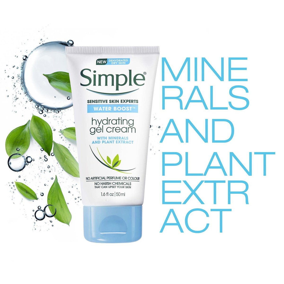 Simple Water Boost Hydrating Gel Cream - 1.7 oz Face Moisturizer for All Skin Types - görsel 11