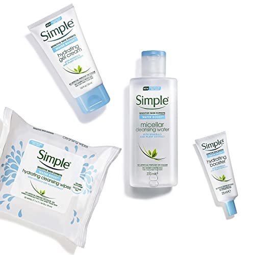 Simple Water Boost Hydrating Gel Cream - 1.7 oz Face Moisturizer for All Skin Types - görsel 6