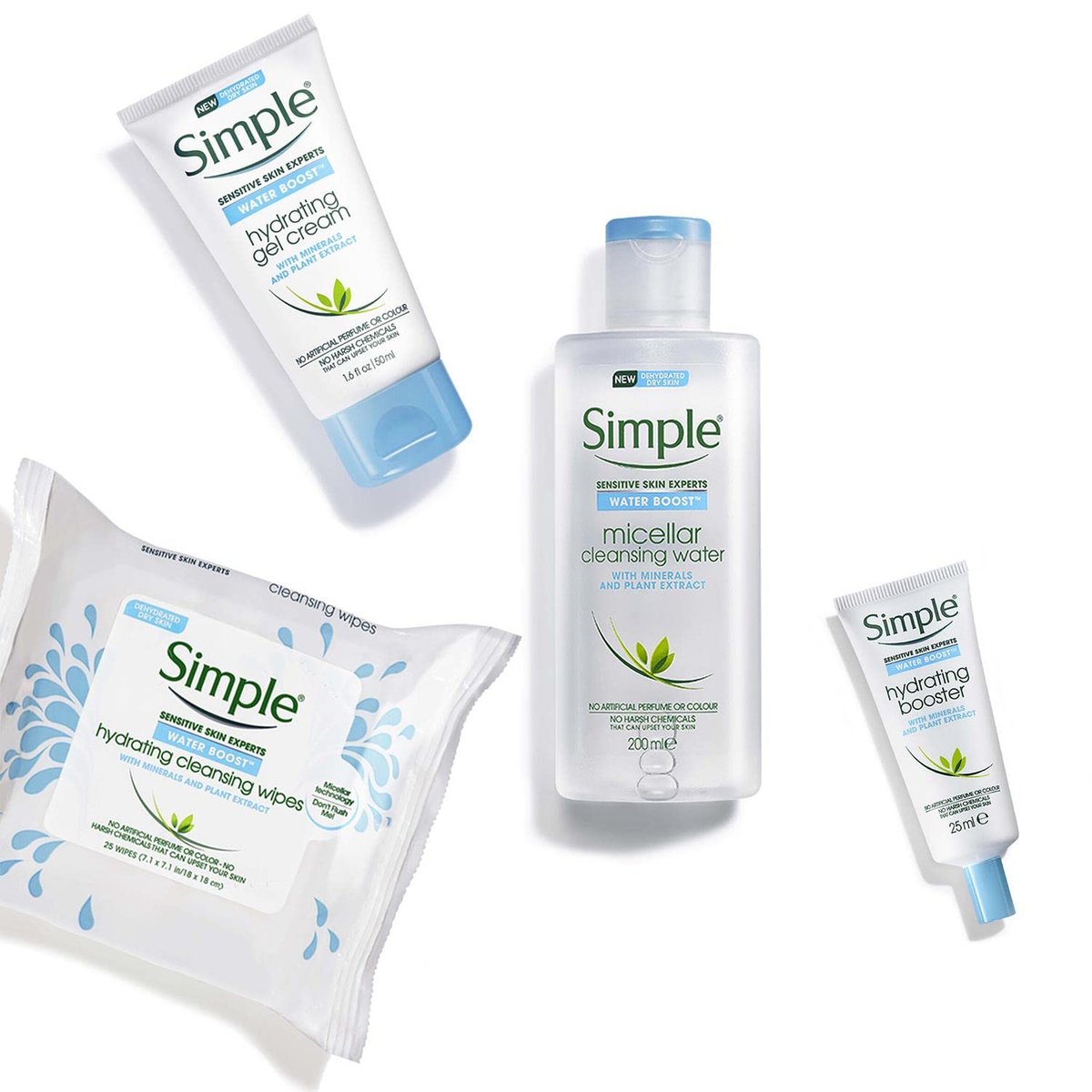 Simple Water Boost Hydrating Gel Cream - 1.7 oz Face Moisturizer for All Skin Types - görsel 5