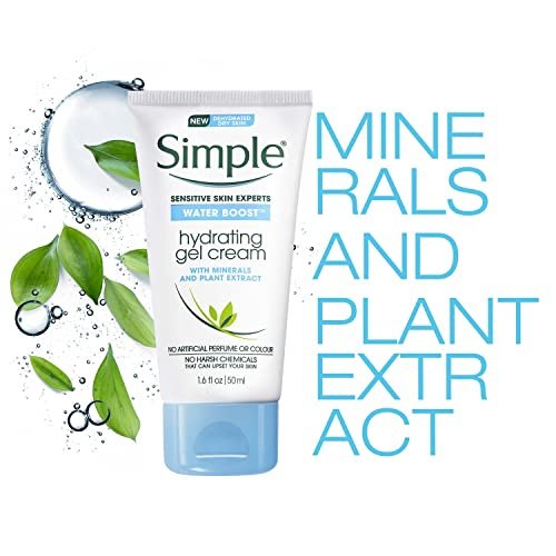 Simple Water Boost Hydrating Gel Cream - 1.7 oz Face Moisturizer for All Skin Types - görsel 12