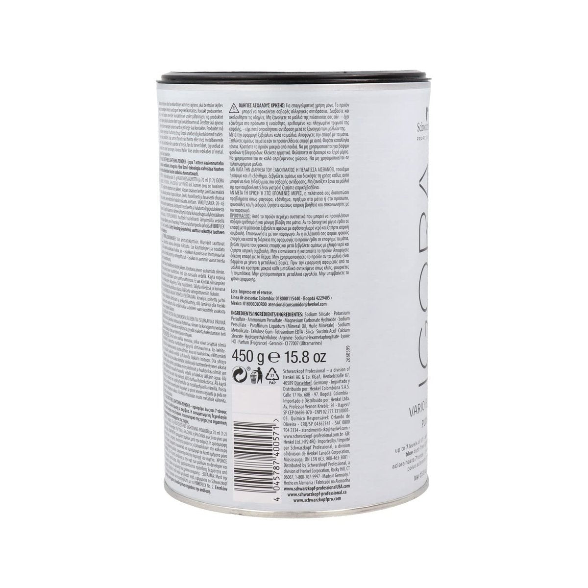 Schwarzkopf Professional IGORA Vario Blond Plus Powder - 15.8 oz (Blue) - görsel 6