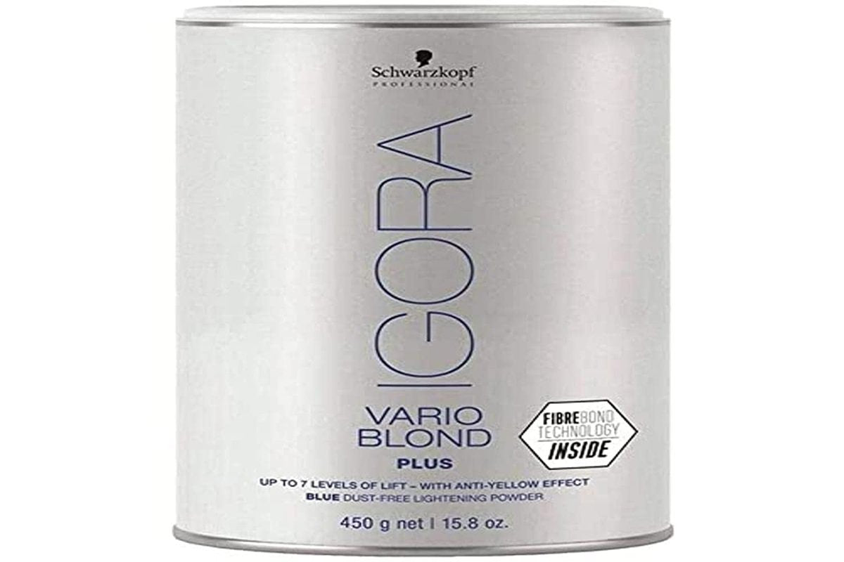 Schwarzkopf Professional IGORA Vario Blond Plus Powder - 15.8 oz (Blue) - görsel 1
