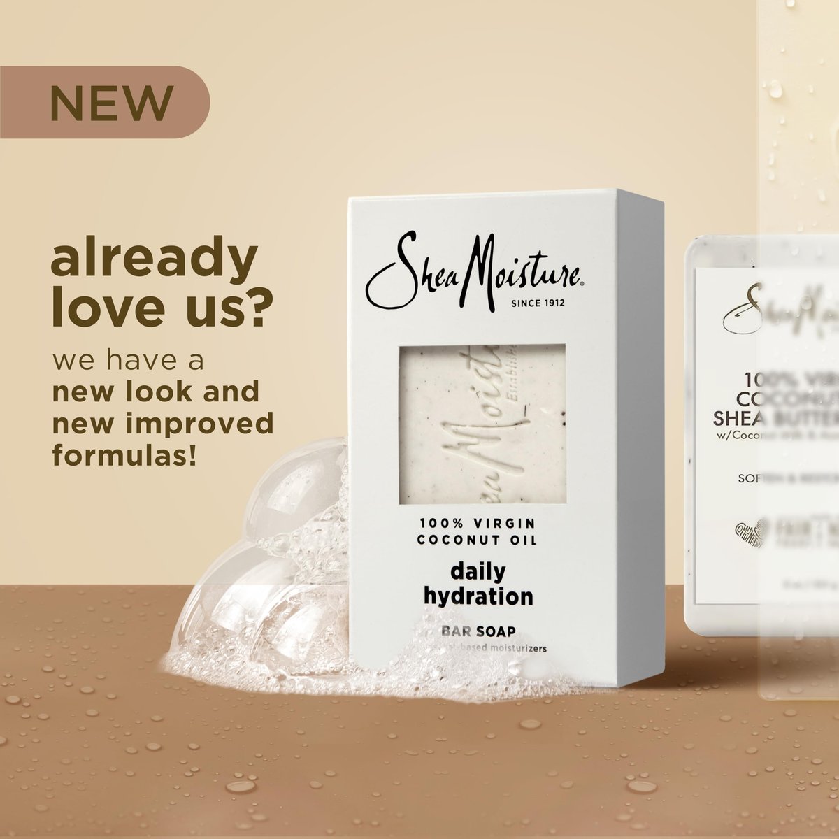 Shea Moisture Daily Hydration Bar Soap 12-Pack – 24H Moisturizing Body Soap for Dry Skin with 100% Virgin Coconut Oil, 8 oz Each Avelisse
