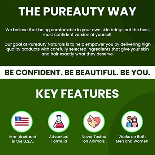 Biotin Hair Growth Serum – Advanced Topical Formula for Healthy, Strong Hair | Pureauty Naturals (2 Fl Oz) Avelisse