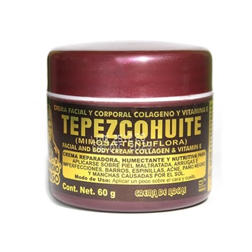 DEL INDIO PAPAGO Facial Night Skin Cream With Tepezcohuite 60g - Deeply Hydrating Night Cream - görsel 2