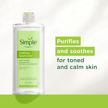 Simple Kind to Skin Soothing Facial Toner, 6.7 Fl Oz