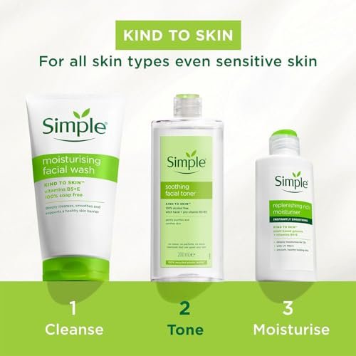 Simple Kind to Skin Soothing Facial Toner, 6.7 Fl Oz - görsel 10
