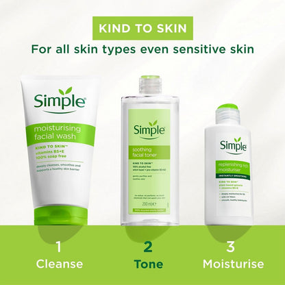 Simple Kind to Skin Soothing Facial Toner, 6.7 Fl Oz