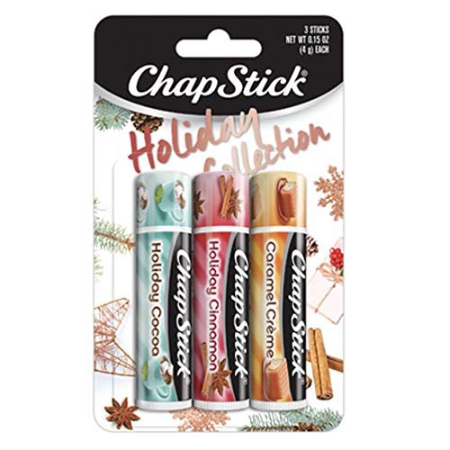 ChapStick Holiday Collection 3-Pack: Cinnamon, Caramel Creme & Cocoa Lip Balm - görsel 2