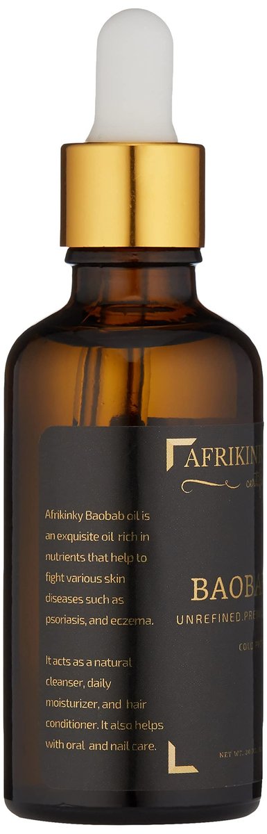 AFRIKINKY Baobab Oil - Unrefined Cold Pressed Premium Fresh 50ml - 100% Pure for Skin, Hair, Nails & Massage - görsel 11