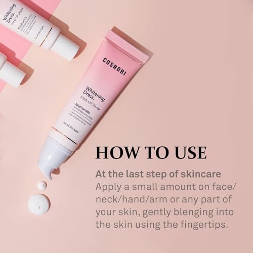 COSNORI W. Dress Tone-up Cream - Natural Skin Tone Balancer, Hydrating & Sebum Control Face and Body Moisturizer - Vegan & Cruelty-Free (1.7 fl. oz.) Avelisse