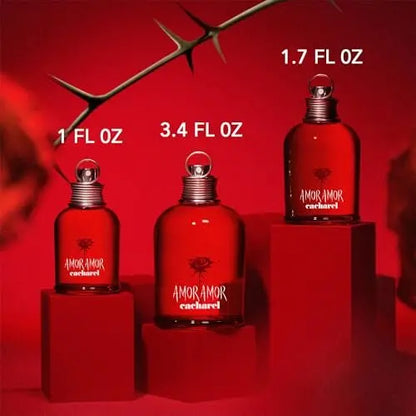 Cacharel Amor Amor Eau de Toilette for Women - 1.0 Fl Oz - Floral Fruity Fragrance with Blackcurrant, Lily of the Valley & Vanilla Avelisse