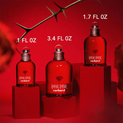 Cacharel Amor Amor Eau de Toilette for Women - 1.0 Fl Oz - Floral Fruity Fragrance with Blackcurrant, Lily of the Valley & Vanilla Avelisse
