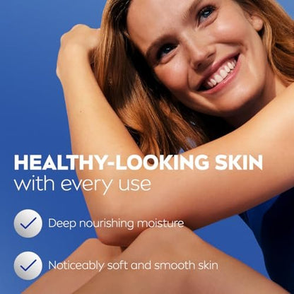 NIVEA Essentially Enriched Body Lotion for Very Dry Skin, 33.8 Fl Oz Pump Bottle with Hyaluronic Acid, Almond Oil & Deep Nourishing Serum, 72-Hour Moisture Avelisse