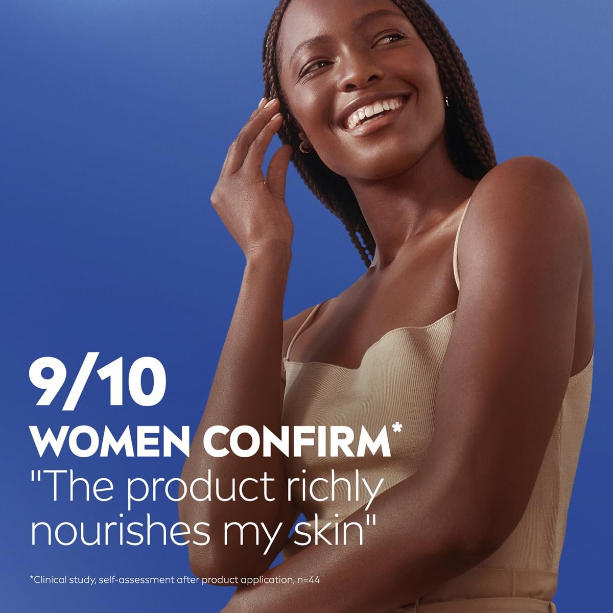 NIVEA Essentially Enriched Body Lotion for Very Dry Skin, 33.8 Fl Oz Pump Bottle with Hyaluronic Acid, Almond Oil & Deep Nourishing Serum, 72-Hour Moisture Avelisse