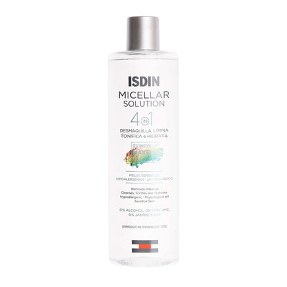 ISDIN Micellar 4-in-1 Facial Cleansing Water - Hydrating Toner & Makeup Remover for Sensitive Skin, 13.5 Fl Oz Avelisse