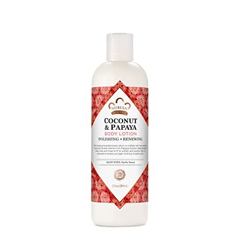 Nubian Heritage Body Lotion Coconut and Papaya for Dry Skin, Paraben Free, 13 oz - görsel 2
