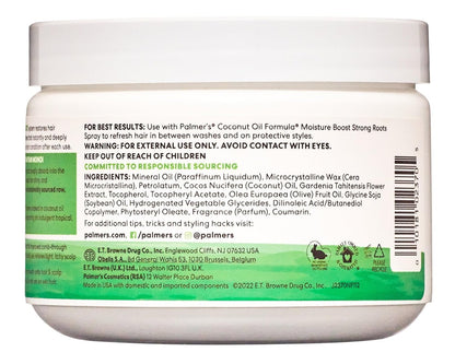 Palmer's Coconut Oil Formula Moisture Gro Hairdress, 8.8 oz (Pack of 2) - Intense Moisture & Growth for Natural Hair