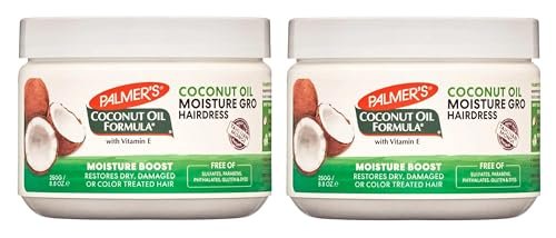 Palmer's Coconut Oil Formula Moisture Gro Hairdress, 8.8 oz (Pack of 2) - Intense Moisture & Growth for Natural Hair - görsel 2