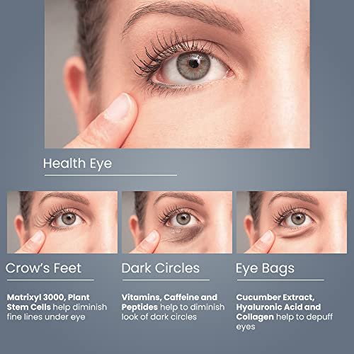 Kleem Under Eye Cream for Dark Circles and Puffy Eyes - Anti Aging Eye Cream with Peptides and Niacinamide - Reduces Eye Bags, Crow's Feet, Fine Lines & Sagginess - 0.51 oz Avelisse