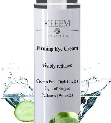 Kleem Under Eye Cream for Dark Circles and Puffy Eyes - Anti Aging Eye Cream with Peptides and Niacinamide - Reduces Eye Bags, Crow's Feet, Fine Lines & Sagginess - 0.51 oz Avelisse