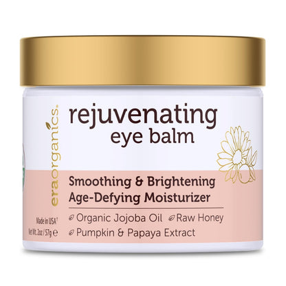 USDA Organic Eye Moisturizer Cream - Rejuvenating & Nourishing Age Defying Balm for Sensitive Skin with Jojoba Oil & Argan Oil - Reduces Puffiness & Fine Lines Avelisse