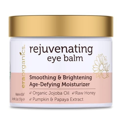 USDA Organic Eye Moisturizer Cream - Rejuvenating & Nourishing Age Defying Balm for Sensitive Skin with Jojoba Oil & Argan Oil - Reduces Puffiness & Fine Lines Avelisse