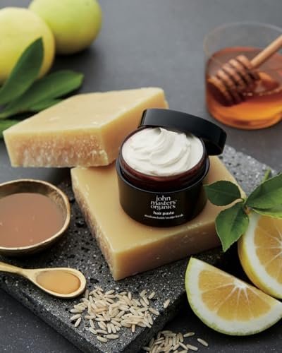 John Masters Organics Hair Paste - Matte Finish, Honey & Beeswax, 2 oz Avelisse