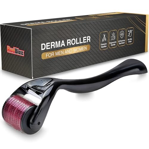 RadBizz Derma Roller and Storage Case - 0.25mm Titanium Microneedling Tool for Face - görsel 2