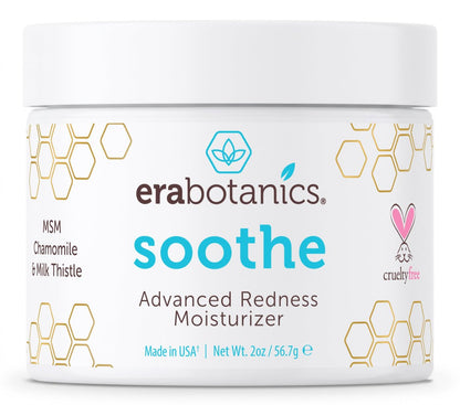 Era Organics Cream Redness Relief Moisturizer - Soothing Redness Relief for Face with Manuka Honey, MSM, Chamomile - Calming Moisturizer Made in USA Avelisse