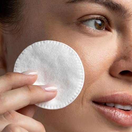 Cliganic Premium 100% Cotton Makeup Remover Pads - 540 Count (Pack of 6) | Biodegradable & Gentle Avelisse