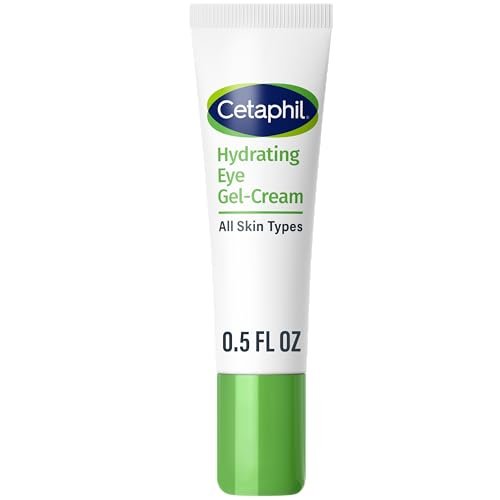Cetaphil Hydrating Eye Gel-Cream with Hyaluronic Acid – 24-Hour Hydration, Brightens & Smooths Under Eyes, 0.5 Fl Oz, For All Skin Types Avelisse