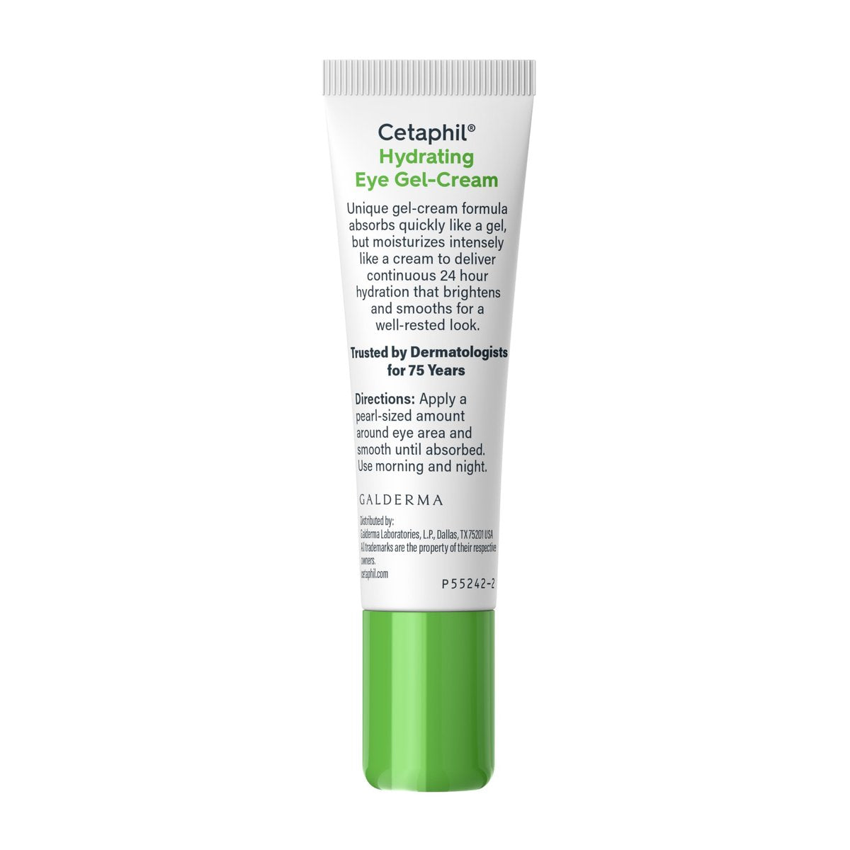 Cetaphil Hydrating Eye Gel-Cream with Hyaluronic Acid – 24-Hour Hydration, Brightens & Smooths Under Eyes, 0.5 Fl Oz, For All Skin Types Avelisse