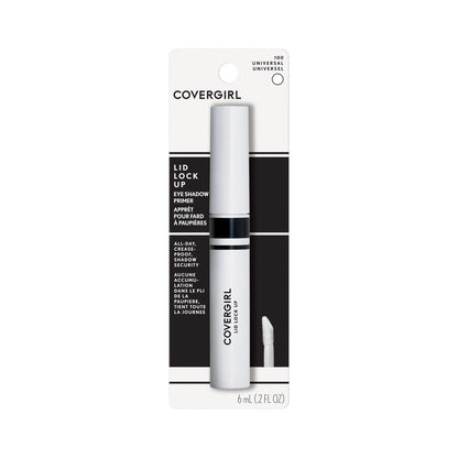 COVERGIRL Lid Lock Up Eyeshadow Primer – Clear, Crease-Proof, All-Day Wear, 0.2 Fl Oz