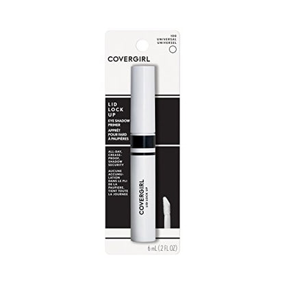 COVERGIRL Lid Lock Up Eyeshadow Primer – Clear, Crease-Proof, All-Day Wear, 0.2 Fl Oz