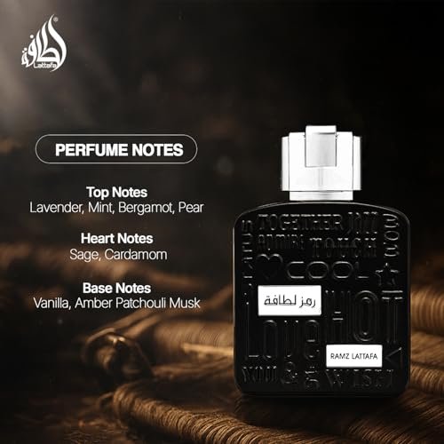 Lattafa Ramz Silver Eau de Parfum for Unisex - 3.4 oz / 100 ml Avelisse