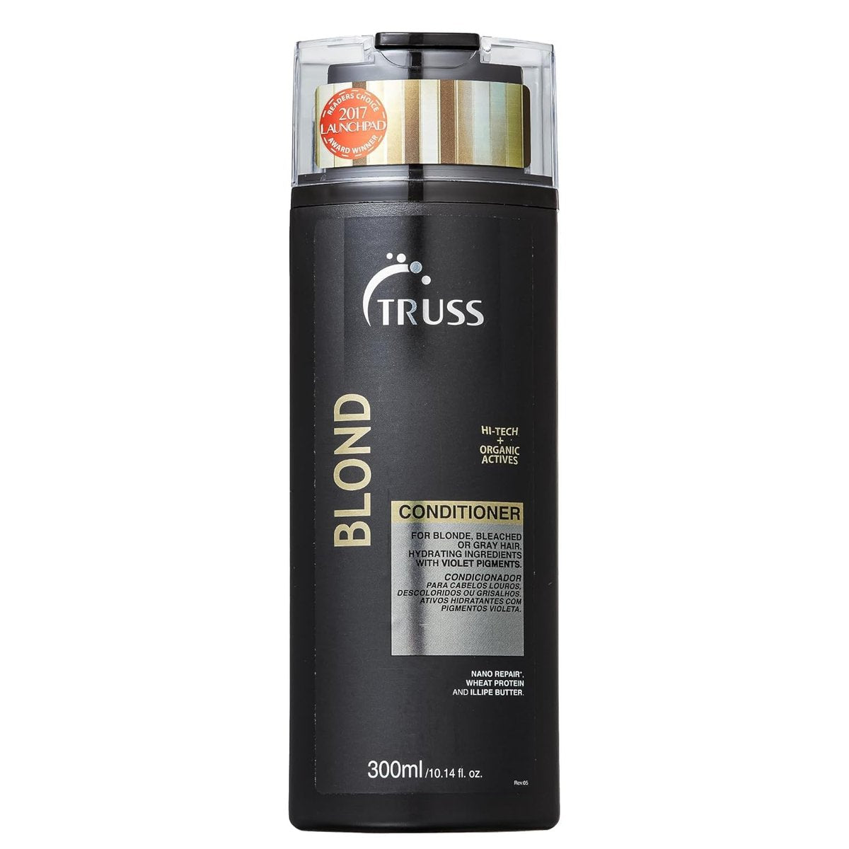 TRUSS Blond Conditioner - Violet Purple Conditioner for Blonde, Bleached & Gray Hair - Color Protection, Hydrating, Restores Elasticity, Neutralizes Brassiness, Yellow, & Orange Tones (10.14 oz) Avelisse