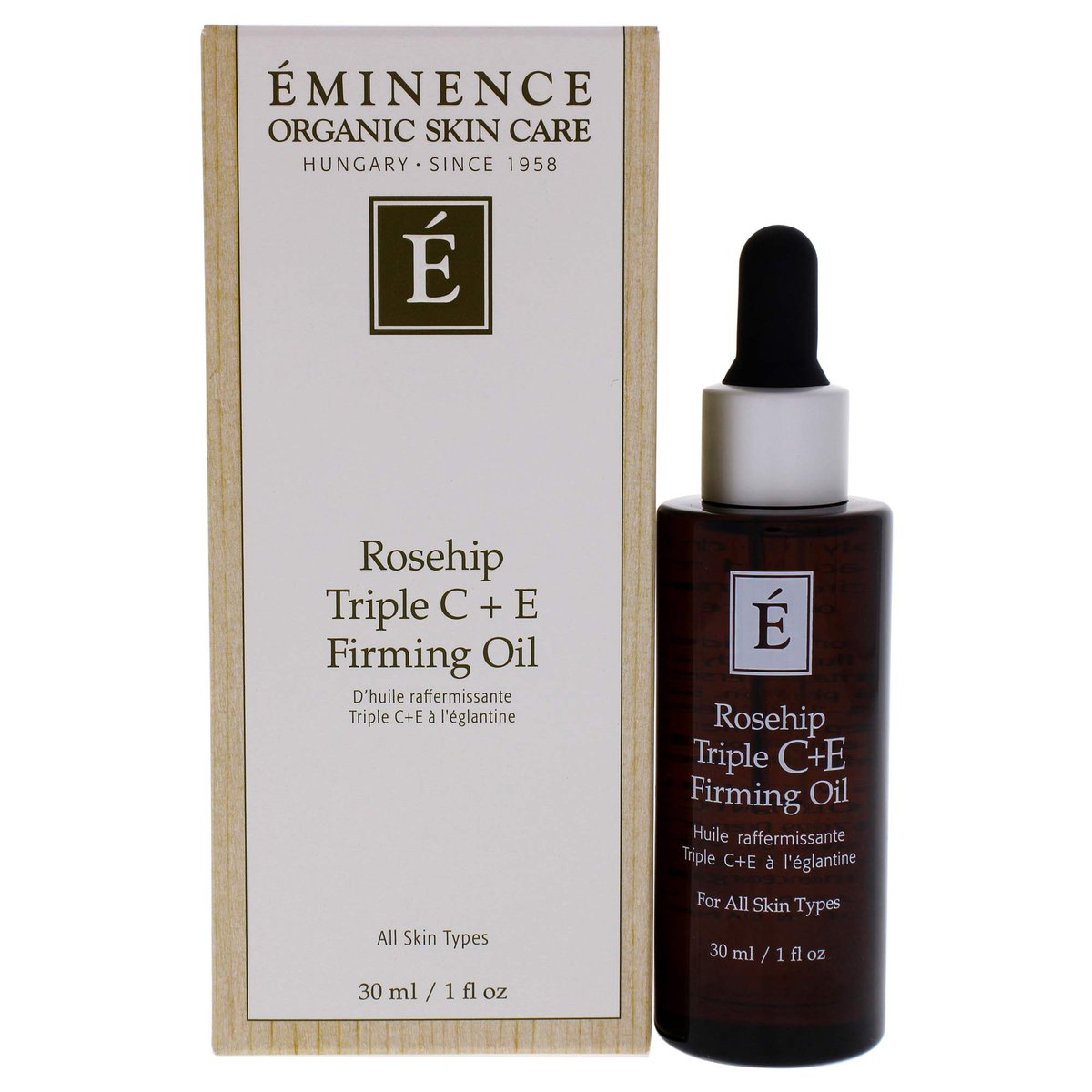 Eminence Rosehip Triple C+e Firming Oil – 1 oz. Anti-Aging Face Oil Avelisse