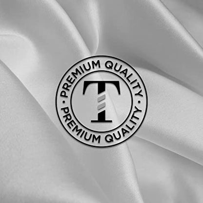 TRU BARBER Hair Salon Cutting Cape – Lightweight Waterproof Professional Barber Cape with Snap Closure, 50" x 58", White Avelisse